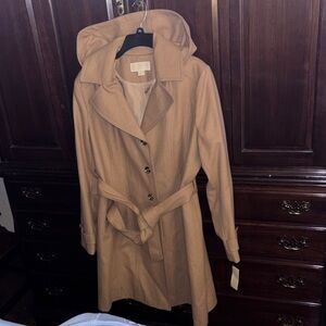 Michael Kors 🆕 Trench hooded  Coat XL